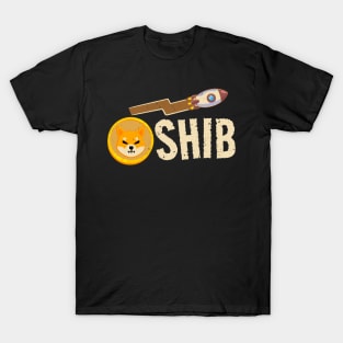 shiba inu coin - rocket T-Shirt